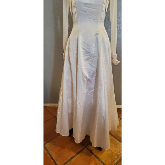 Jessica Mcclintonk Vintage Wedding white dress - Picture 4 of 15